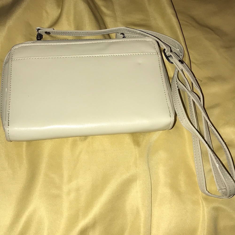 Tan Clutch with Strap